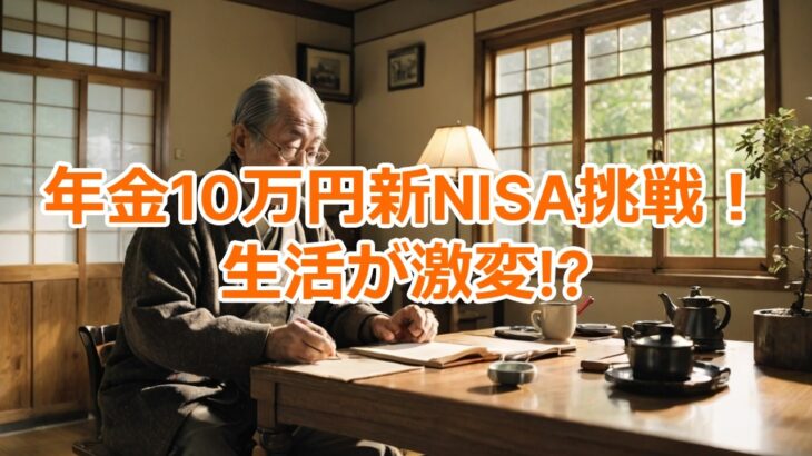 年金10万円の70代が新NISAを始めたリアルな理由。資産形成じゃない、シニアの新しい趣味と脳への刺激