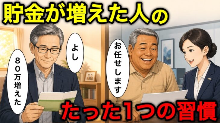 【漫画】年金生活でも退職金1500万が3年後に1580万。お金が増えていた人だけがやっていた小さな習慣