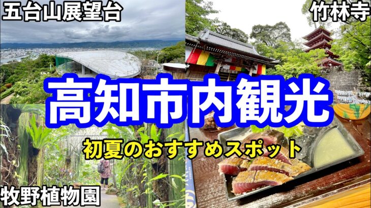 【字幕】🐟初夏の高知旅⑦シニア連れ・高知市内観光/ちょっと涼しい⁉️五台山山頂/2026年秋にオープン⁉️竹林寺/四国八十八箇所霊場の第31番札所/牧野植物園・ドラマロケ地/ひろめ市場でカツオ