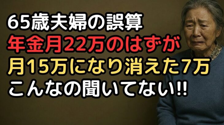 年金通知書「月額22万円」に安堵した65歳夫婦…実際の手取りは年金月15万円「7万円も引かれるなんて聞いてない」