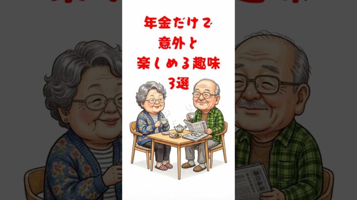 【😊シニアライフ】年金だけで意外と楽しめる趣味 3選 #シニア #老後 #shorts