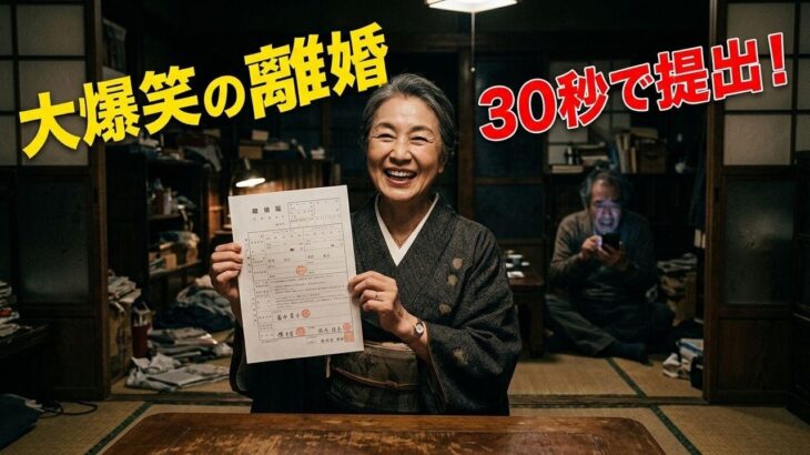 友人との旅行後、夫から届いた離婚届を30秒で提出した結果