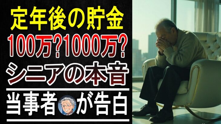 【天国と地獄】貯金3000万円でも破産？年金暮らし？シニアのリアルな懐事情がヤバすぎた…
