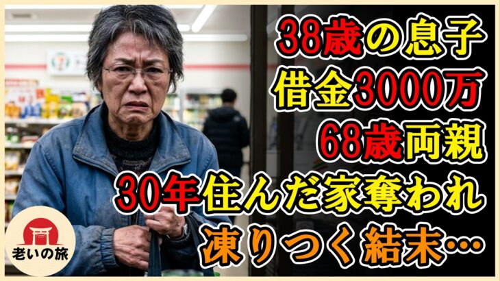 【シニアライフ】38歳息子＋親の愛情を利用し3000万円の借金を押し付け30年住んだ家を奪われた68歳両親再び5万円を騙し取られた母の凍りつくような絶望その衝撃の結末とは…【60代以上の方へ】