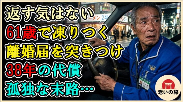 【シニアライフ】38年連れ添った妻を捨てた61歳男の誤算 → 2200万円の退職金を若い女に奪われ口座が完全に空に！ 凍りつく男が直面した残酷すぎる現実とは…【60代以上の方へ】