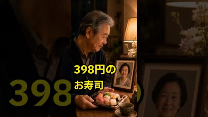 年金日にだけ買っていた、398円のお寿司