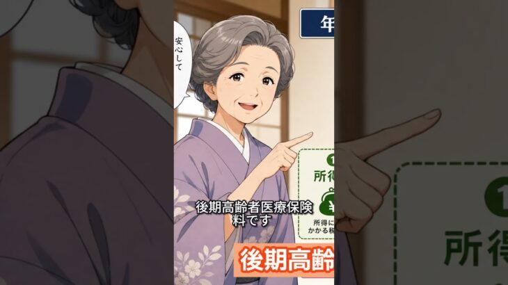 解説：年金から天引きされる4つの項目とは？ #60代#shorts #シニア#雑学