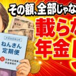 ねんきん定期便に載らない年金5選【知らないと一生損】