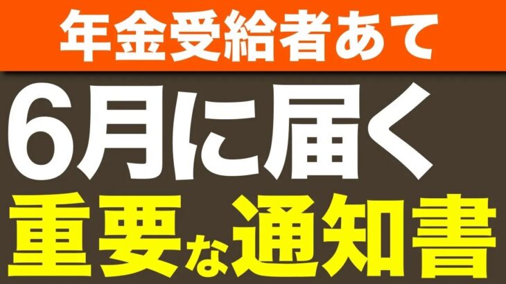 6月に届く年金の通知書とは【改定通知書・振込通知書】