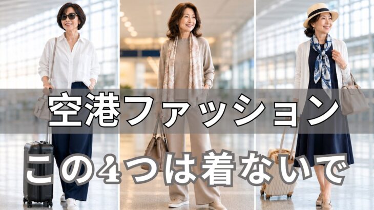 【絶対失敗しない】同い年なのに決定的な差がつく理由！60代からの洗練空港ファッション決定版 と 今すぐ捨てるべきNG服