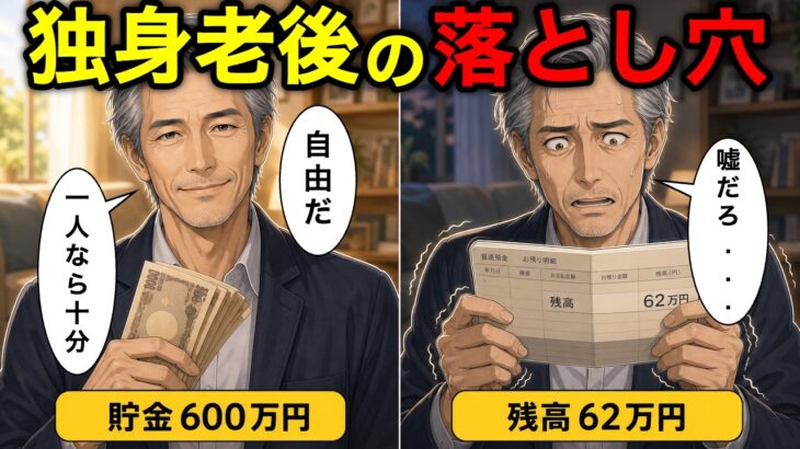 【漫画】貯金600万・年金13万の独身老後。3年で62万まで減った人と、400万を守った人の”たった一つの違い”