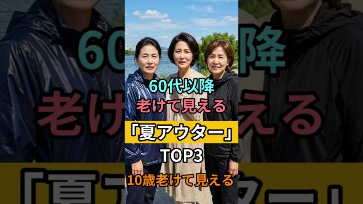 【60代ファッション】着ると一気に10歳老ける夏アウターワースト3｜百貨店員が絶対教えない真実 #60代ファッション #シニアファッション #ミセスファッション #夏アウター