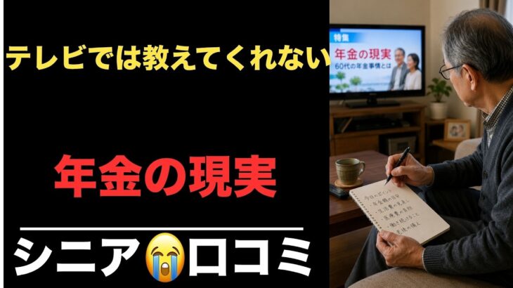 【年金の現実】テレビでは教えてくれない60代の年金事情20選　紹介します