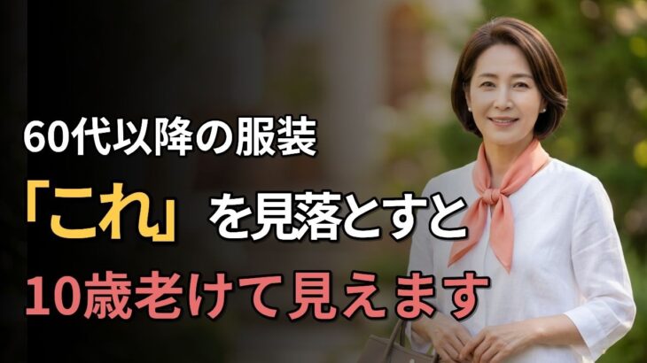 60代70代｜その服装が老けて見える理由と解決法｜夏の上品スタイル15分完全版