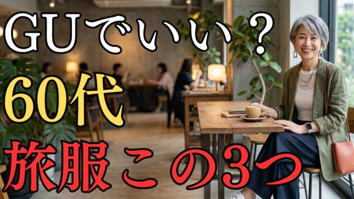 60代の旅行服はGUだけでいい失敗しない3つの鉄則