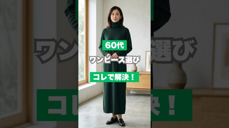 60代のワンピース選びNG4選