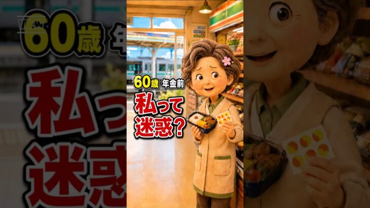 60歳、年金前の初バイト。「私って迷惑？」#shortsfeed #shorts#60歳 #年金前 #初バイト #スキマバイト #シニアの仕事 #コンビニバイト #人生の再出発 #孫へのプレゼント