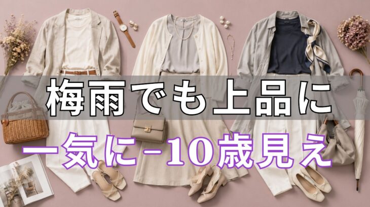 【絶対失敗しない】6月の大人コーデ完全版！今すぐ真似するだけで一気に10歳若返る上品スタイリングの全て