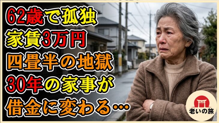 【シニアライフ】「お母さん、最低。私にはもう関係ない」→娘の痛烈な一言で62歳女の心は完全に空へ→夫が突きつけた「離婚届」と、深夜の仕分け労働で借金120万円を返す女の悲惨な末路…【60代以上の方へ】