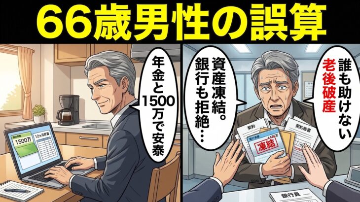 66歳男性の誤算──年金と貯金1500万で安泰のはずが資産凍結。銀行も助けてくれない【誰も教えない老後破産の真実】