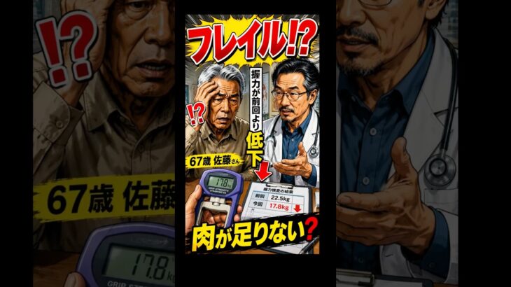 67歳、フレイルのサインと言われた【年金/フレイル/シニア健康】