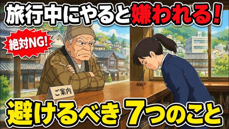 【退職後の旅の品格】旅行中に絶対に避けるべき7つのこと。これをしてしまうと、周囲から歓迎されない人になってしまいます。