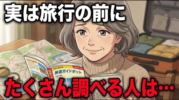 【衝撃の真実】旅行前にたくさん調べる人の特徴7選。無口な夫が号泣した感動の物語