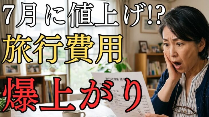 知らなきゃ損旅行に関する値上げ7選