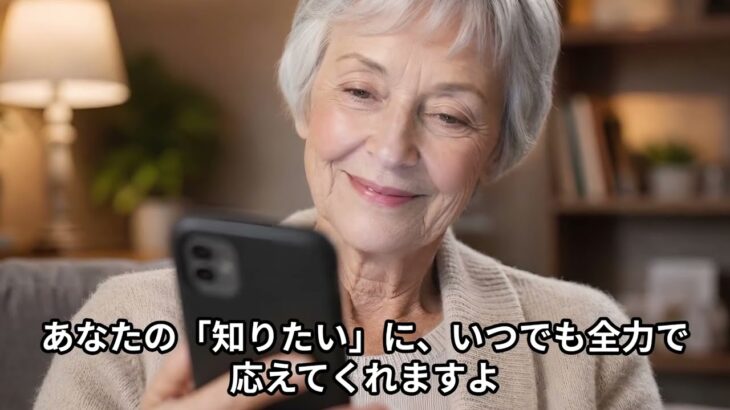 【70歳からのAI】スマホに話しかけるだけ！シニア世代が人生を10倍楽しむAI活用法3選