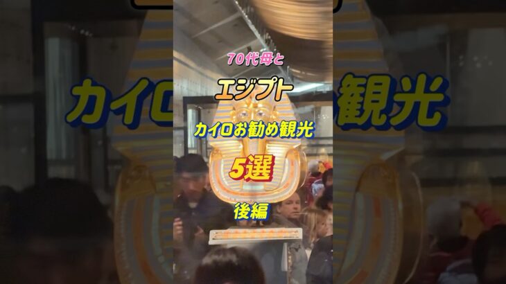70代母とエジプト旅🇪🇬ここは絶対行って！大エジプト博物館、ムハンマドアリモスク、ハンハリーリ市場。エジプト旅行最高だった！#shorts #エジプト