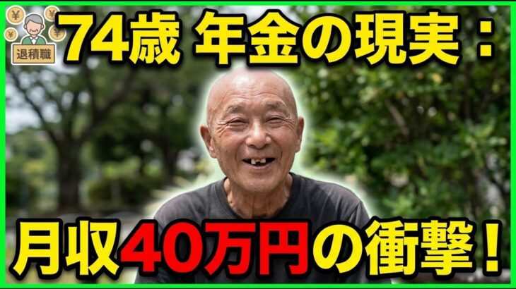 【74歳で月収40万】年金に頼らない老後の生き方｜高齢でも働く理由とは？