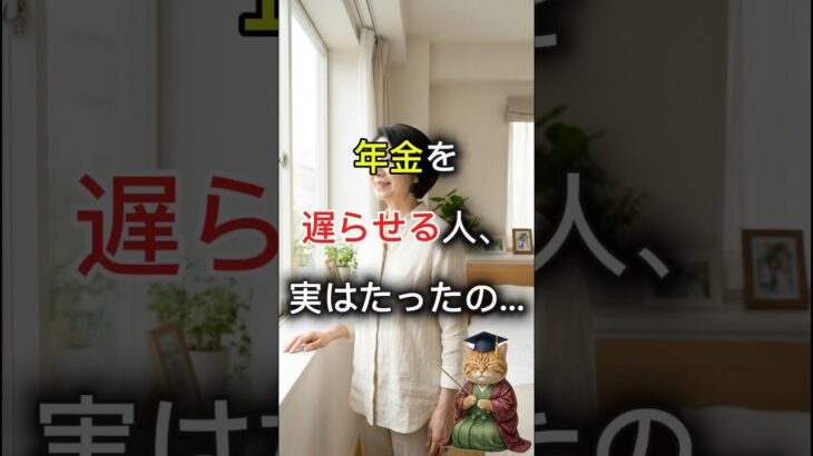 【衝撃の事実】年金「75歳まで遅らせる人」はたった〇％！？リアルな受給年齢の割合 #shorts
