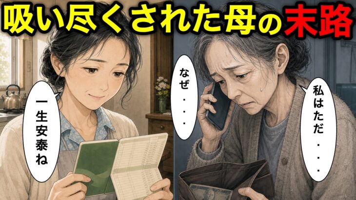 【漫画】老後資金800万と年金10万の母の末路がヤバすぎた…老後破産の現実。