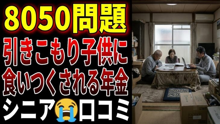 【シニアの口コミ】8050問題の末路…年金が「引きこもりの子供」に食い尽くされる悲しい現実　口コミ20個まとめました
