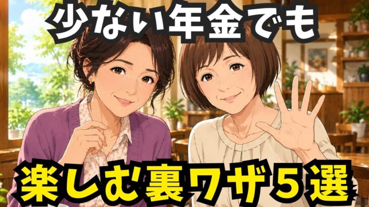 【感動】同じ年金8万円なのに、なぜか毎日が楽しそうな友人。「何をしてるの？」喫茶店で聞いた5つの裏ワザ。シニア