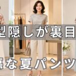 【99％の人が間違えている】そのパンツが20歳老けさせていた。60代女性が今すぐ手放すべき夏パンツ5選 と、今日から輝くパンツの選び方【保存版】
