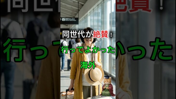【後悔しない】シニアが「本当に行ってよかった」海外旅行先 #shorts