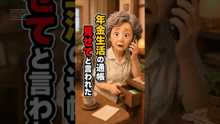 年金生活の母が黙った理由。「通帳を見せて」と言われた日#shortsfeed #shorts#年金生活 #親の通帳 #通帳 #母と息子 #親子関係 #老後の備え #シニアの暮らし #感動する話
