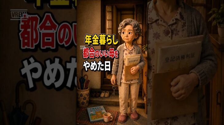 年金暮らしの母が「都合のいい母」をやめた日#shortsfeed #shorts#年金暮らし #シニアの暮らし #母の本音 #家族の話 #親子関係 #老後の暮らし #都合のいい母 #感動する話