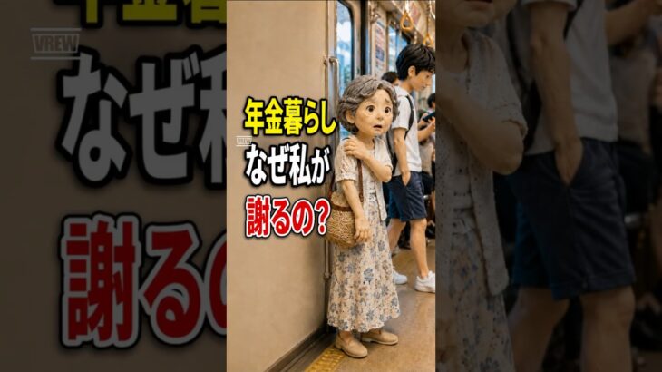 年金暮らしの私が、電車で先に謝った理由#shortsfeed #shorts#年金暮らし #シニアの本音 #電車マナー #60代70代 #高齢者の気持ち #日本の電車 #スマホマナー #人生の話