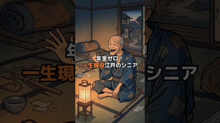 【江戸シニアのリアル】年金なし退職金なし！江戸の老人「生涯現役」過酷ルーティン