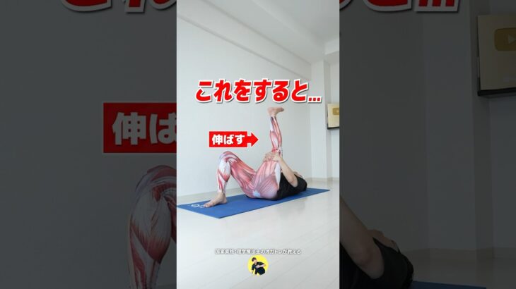 これすると…腰痛解消+ぎっくり腰対策＋猫背改善できる！