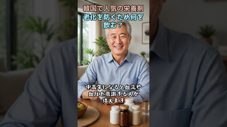韓国のシニアたちが飲む栄養剤#韓国 #韓国シニア #老化防止 #健康習慣 #栄養剤 #アンチエイジング #高麗人参 #紅参 #健康寿命 #シニア健康 #疲労回復 #韓国文化 #美容健康