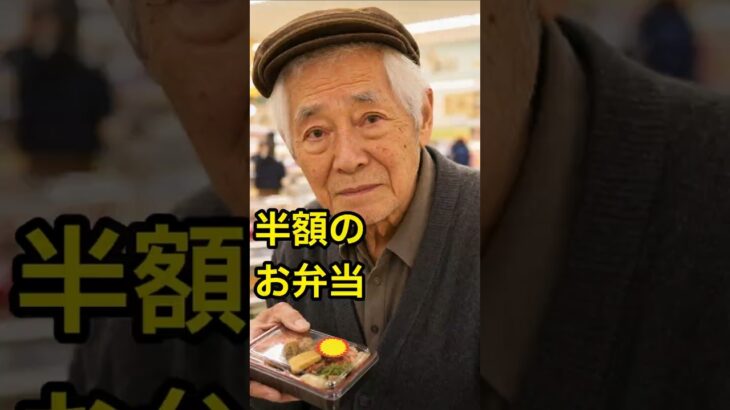 年金日にだけ買っていた、半額のお弁当