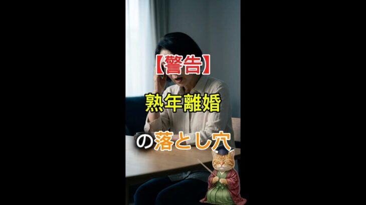 【警告】熟年離婚で「夫の年金半分」は大間違い！専業主婦が陥る老後破産の罠