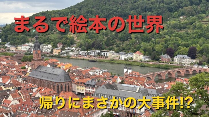 【ドイツ旅行】まるで絵本の世界だったハイデルベルク / 帰りはまさかの電車トラブル
