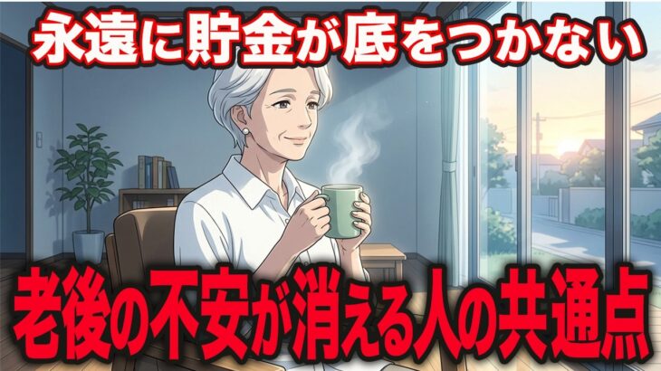 【年金８万円】「下流階級」でも幸せに生きる人。永遠に貯金が底をつかない、老後の不安とは無縁な人の生き方の共通点【シニア朗読雑学】