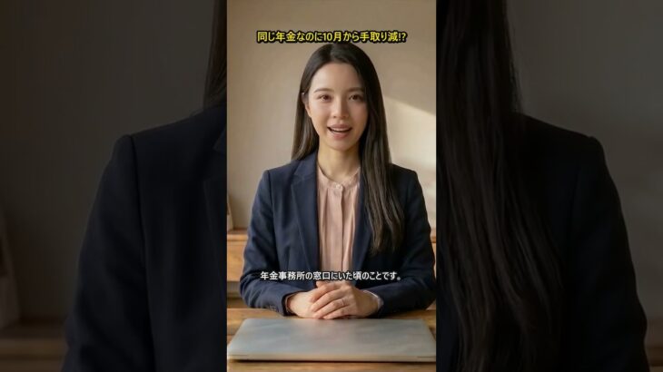 【10月要注意】同じ年金なのに手取りが減る本当の理由｜元年金事務所 #shorts