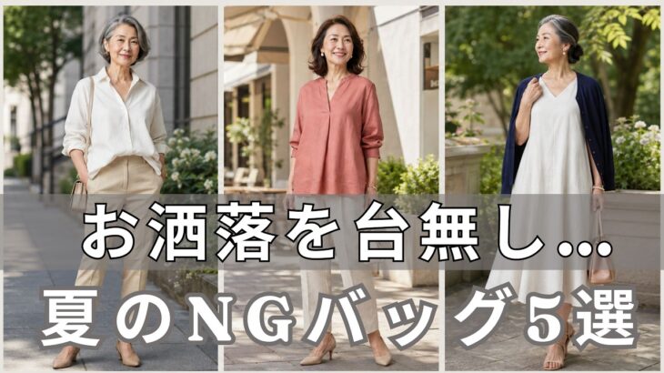 知らないと損する。夏のファッション【秘訣】 白い服で10歳若く見える人がやっている3つの法則【60代・70代ファッション】