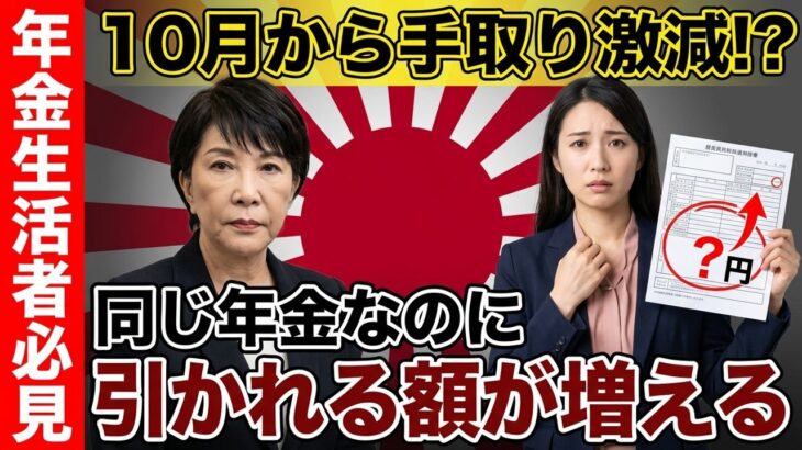 【10月から】同じ年金なのに手取りが減る人の特徴7つ｜住民税「本徴収」で知らないと取られ続けます【元年金事務所】